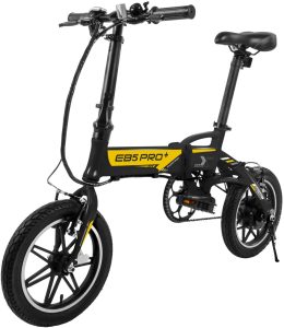 Swagtron Swagcycle EB-5 Lightweight Aluminum Folding Electric Bike with Pedals
