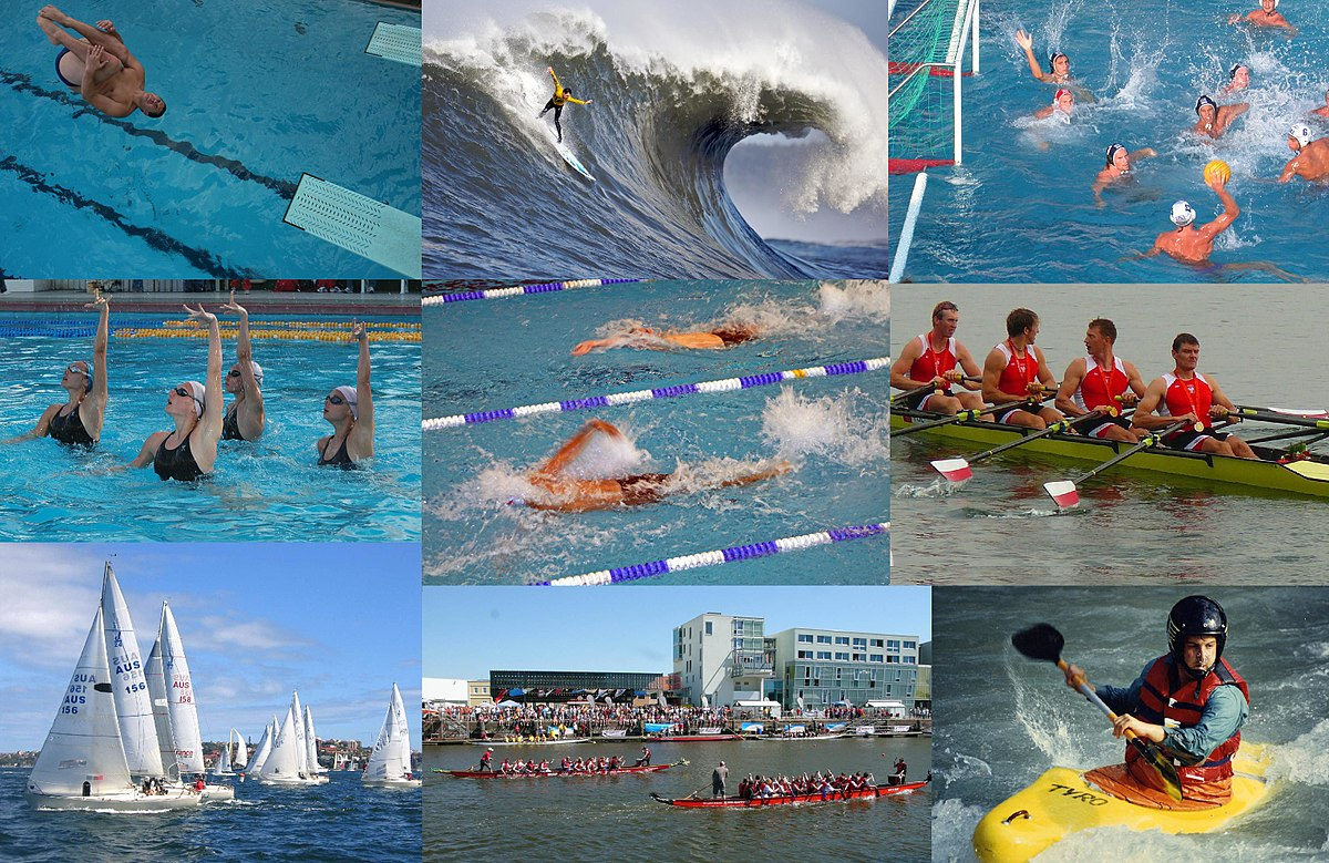 A long list of water sports