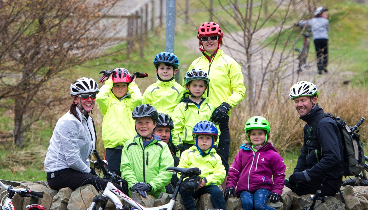 Local families biking for the local community fund